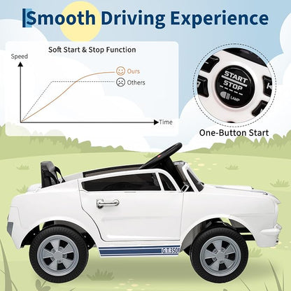 12V Ride on Car Licensed Shelby GT350, Battery Powered Ride On Toy - Image 5