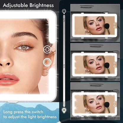Car Sun Visor Vanity Mirror, Dimmable Makeup Mirror - Image 3