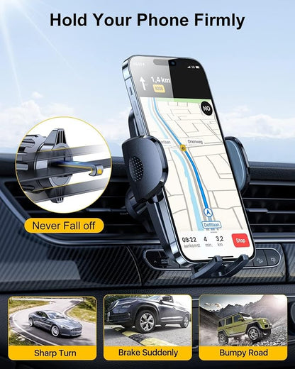 3-in-1 Phone Mount for Car Vent Dashboard Windshield Cell Phone Holder Car Fit - Image 6