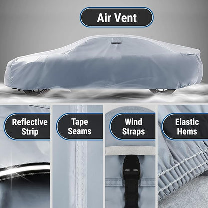 iCarCover Custom Car Cover for Chevy Corvette C4, C7 Waterproof All Weather - Image 5