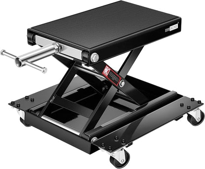 VIVOHOME 1100 Lbs Steel Wide Deck Motorcycle Lift ATV Scissor Lift Jack by VIVOHOME