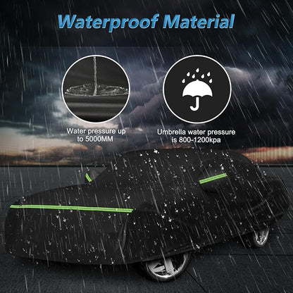 Waterproof Car Covers for Chevy Monte Carlo 1970-1988, 420D Oxford Cloth Sun - Image 5