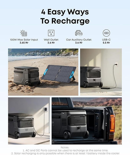 Anker SOLIX EverFrost 2 40L Cooler, 42 qt Car Refrigerator, Electric Cooler - Image 7