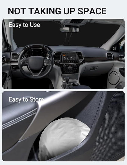 Proadsy for Jeep Cherokee 2014-2024 2025 Windshield Sun Shade 4-Layer Foldable - Image 9