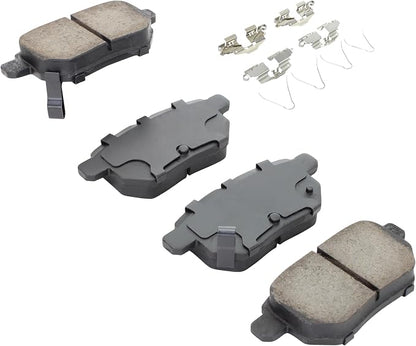 Premium Ceramic Rear Brake Pads Compatible - Image 2