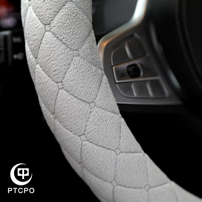 Soft Car Steering Wheel Cover for Sedan, Warm Luxury Velvet, Anti Slip - Image 4