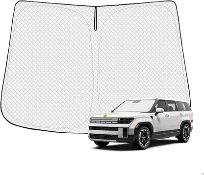 Windshield Sun Shade for 2024-2025 2026 Hyundai Santa Fe Accessories Thicken by Canvcle