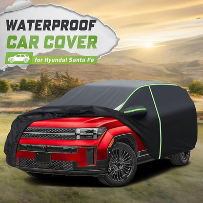 Mixsuper Liner Car Cover for Hyundai Santa Fe 2006-2026, 7 Layers Full Car - Image 2