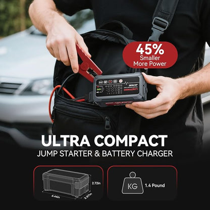 JC400 9-in-1 Battery Charger and Jump Starter, 2500A 12V Portable Jump Box - Image 5