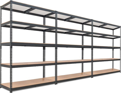 HOMEDANT 5 Tier Laminated Boltless Heavy Duty Garage Storage Adjustable Wide by TheBestOrganizingSolution