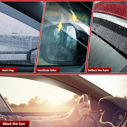 in Channel Window Visors Rain Guards Fit - Image 6