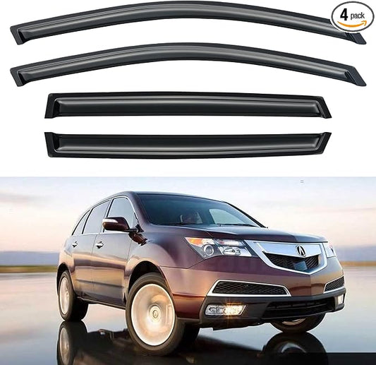 Window Visors Rain Guards Shield by YQAUTEC