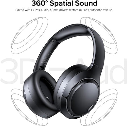 TAGRY Hybrid Active Noise Cancelling Bluetooth Headphones ENC Mic Clear Call - Image 4