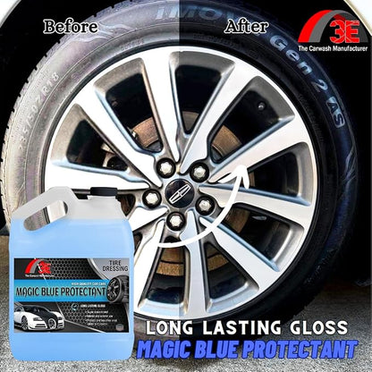 Magic Super Blue Tire Shine Protectant 128 Fl Oz – Long Lasting High Gloss - Image 6
