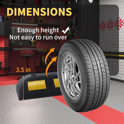 Parking Stopper for Garage Parking Aid 1 Pack Block, Car Truck Curb Floor - Image 2