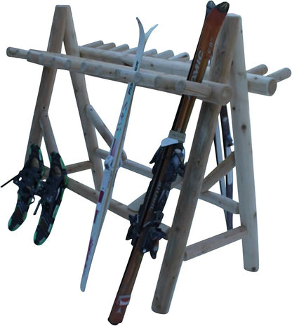 22-Place Freestanding Ski Log Racks, Pole Ski Holders, Garage Racks - Image 5