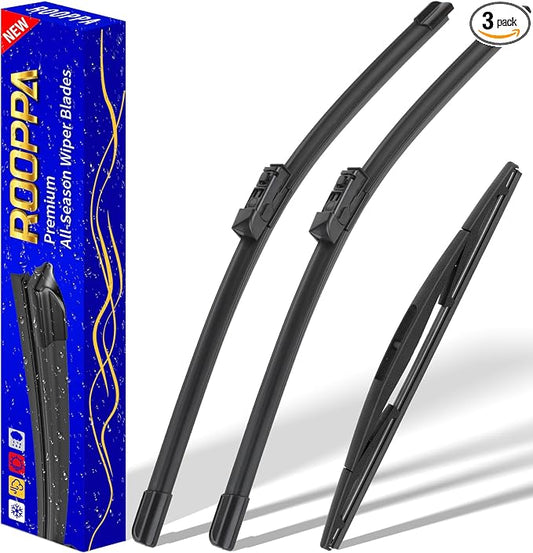 3 wipers Replacement for 2018-2023 Subaru crosstrek/2017-2023 Subaru Impreza by ROOPPA