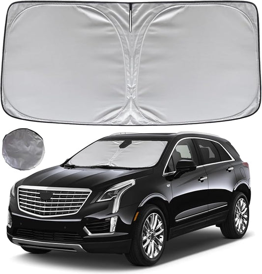 KAYZT Windshield Sun Shade for 2017-2025 Cadillac XT5 Foldable Sunshade SUV by KAYZT
