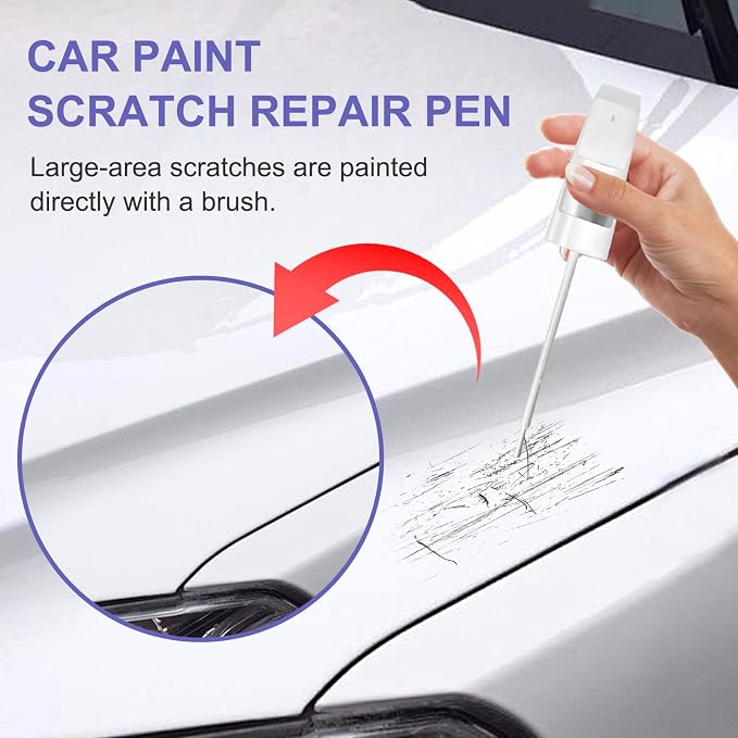 Touch Up Paint for Benz Cirrus White-Exact Match–Chips and Nicks TouchUp Paint - Image 2