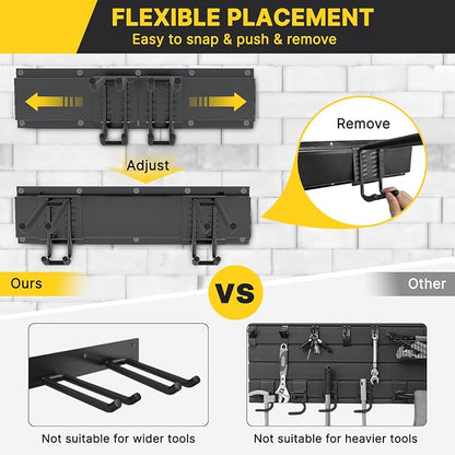Garage Organization, Garage Tool Organizer Wall Mount - Image 2