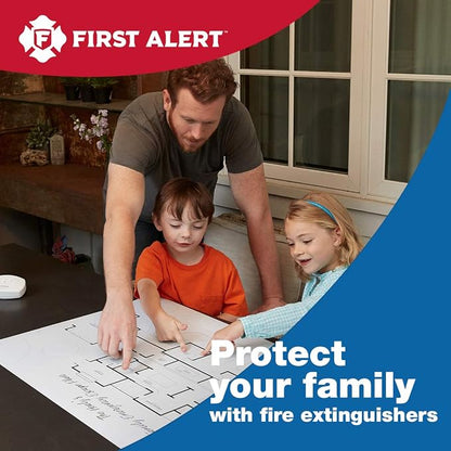 First Alert PRO10 Rechargeable Commercial Fire Extinguisher, UL rated 4-A:60-B:C - Image 2