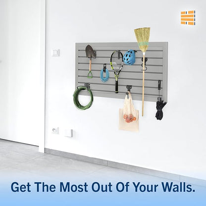 8 Pack Heavy Duty Slatwall Hooks, Snap & Heavy-Duty Hooks Mix, Organize Garage - Image 2