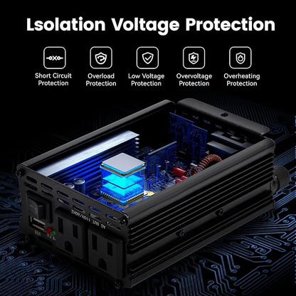 Power Inverter 2000W Car Power Inverters, 12 Volt Inverter - Image 5