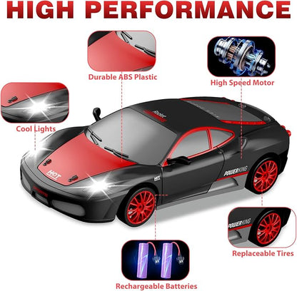 RC Drift Cars, 2.4Ghz 1:24 Remote Control Car 4WD High Speed Drifting RC Car - Image 3