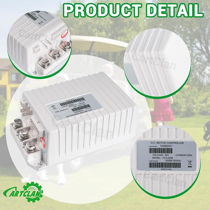 48V 250A Club Car DC Motor Controller, Golf Cart DC Motor Controller Speed - Image 5