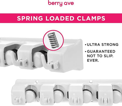 Berry Ave Broom Holder and Garden Tool Organizer Rake or Mop Handles Up to - Image 4