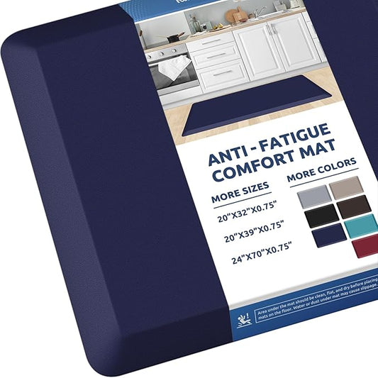 KitchenClouds Kitchen Mat Cushioned Anti Fatigue Rug 24"x70" Waterproof by KitchenClouds