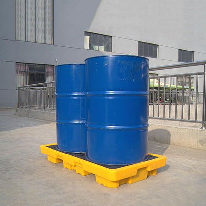 Drum Containment Spill Pallet, Industrial Nestable Oil Drums Leak-Proof Tray - Image 3