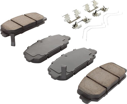Premium Semi-Metallic Front Brake Pads Compatible - Image 2