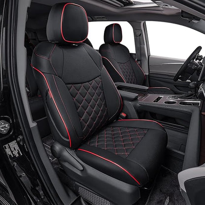 EKR Sienna Seat Covers for 2011-2020 Toyota Sienna L, 7 Seats, 2nd Row Captain by EKR