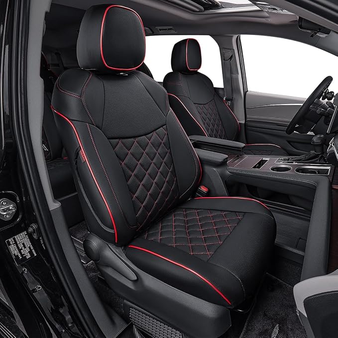 EKR Sienna Seat Covers for 2011-2020 Toyota Sienna LE, XLE Premium 2nd Row by EKR