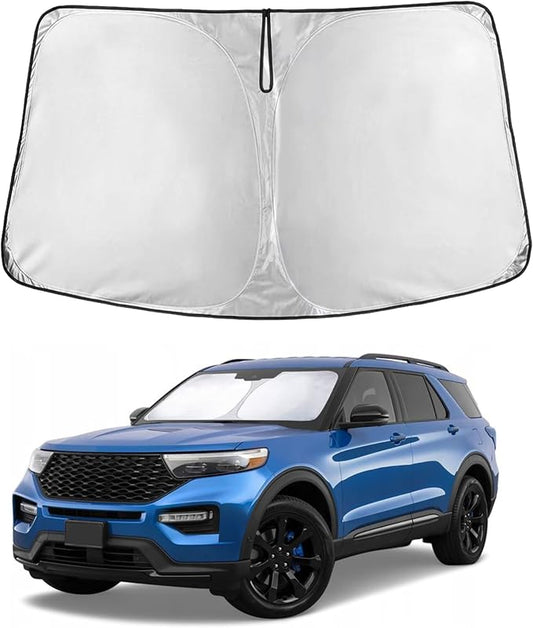 for Ford Explorer Car Windshield Sunshade Compatible by EcoNour