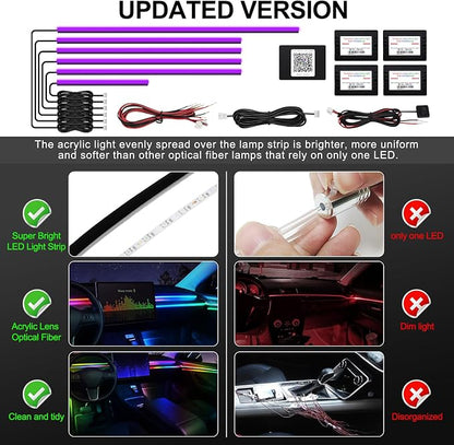 Acrylic Interior Car LED Strip Light - Image 5