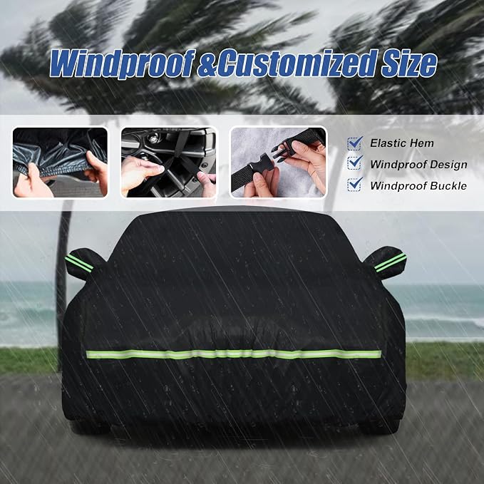 Waterproof Car Covers for 2010-2023 Chevy Camaro Custom Heavy Duty Waterproof - Image 4