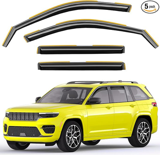 in-Channel Window Rain Guards Fit by Unknown