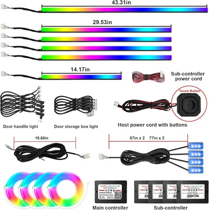Acrylic Interior Car Light, AMKI Car LED Strip Light - Image 7
