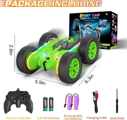 Remote Control Car, Rc Cars Stunt RC Car Toys Upgraded Strip Lights and - Image 6