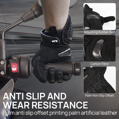 ILM Motorcycle Gloves for Men and Women Touchscreen Riding Gloves Motorbike - Image 4