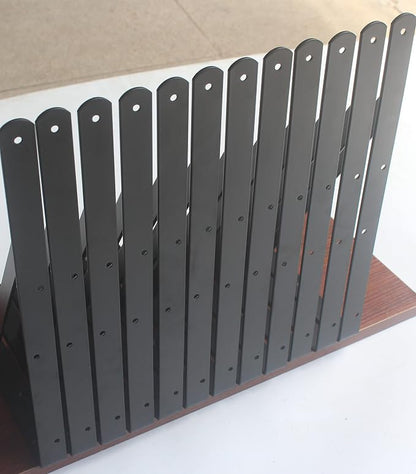 32 Pack L14 x H 10" Black Heavy Duty Shelf Brackets - Image 8