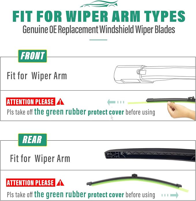 28" 18" 16" Windshield Wiper Blades Replacement - Image 8