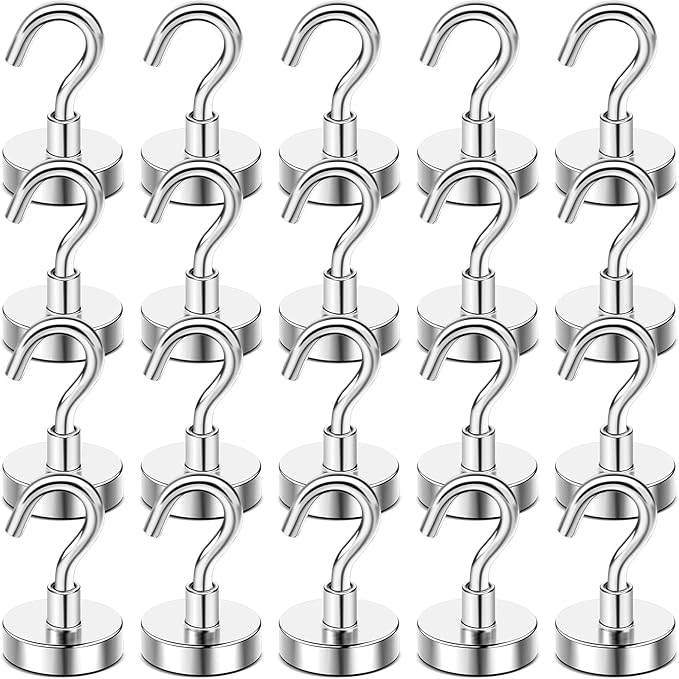 DIYMAG Magnetic Hooks, 50 LB Heavy Duty Magnet by DIYMAG