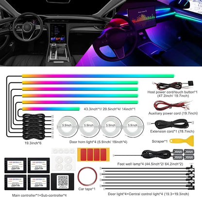 Dreamcolor Acrylic Interior Car LED Strip Light - Image 2