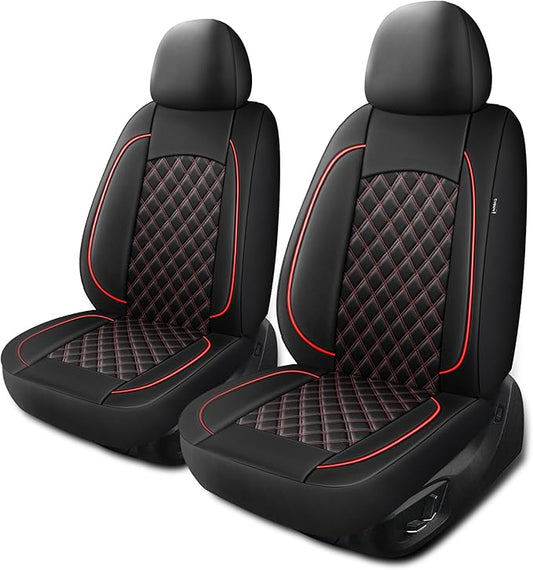 Leather Car Seat Covers, Breathable and Waterproof Napa Leather Automotive Seat by HChengkikz