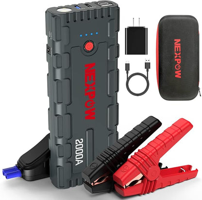 NEXPOW 2000A Peak Car Battery Jump Starter by NEXPOW