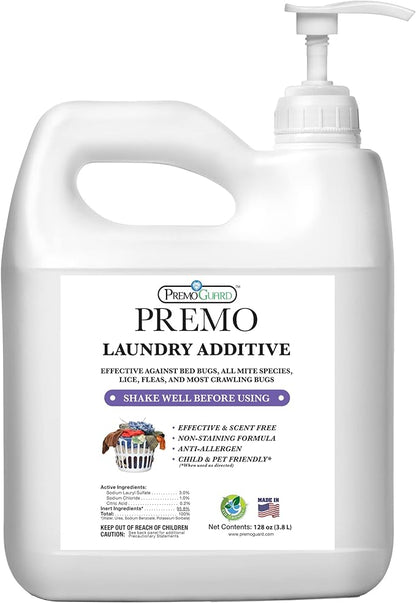 Premo Guard Bed Bug, Mite & Lice Laundry Detergent Additive 128 oz – Child & by PremoGuard
