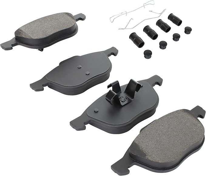 Premium Semi-Metallic Front Brake Pads Compatible - Image 2